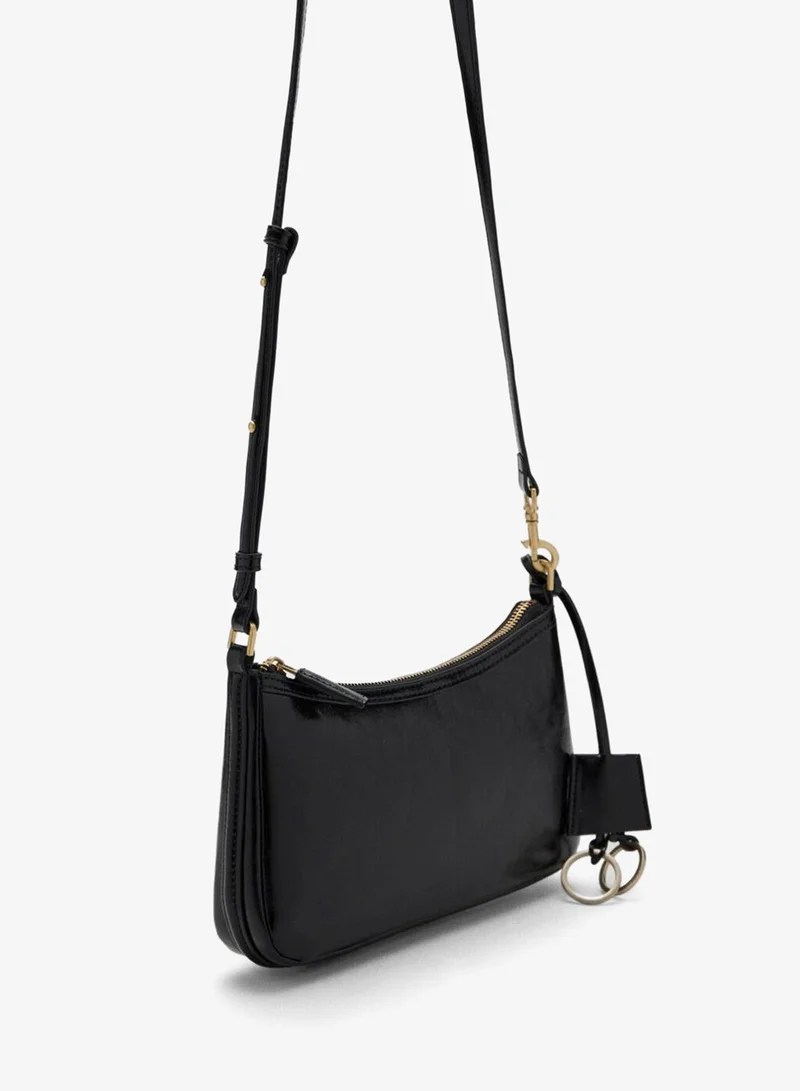 MANGO Crossbody bag with charms and rings