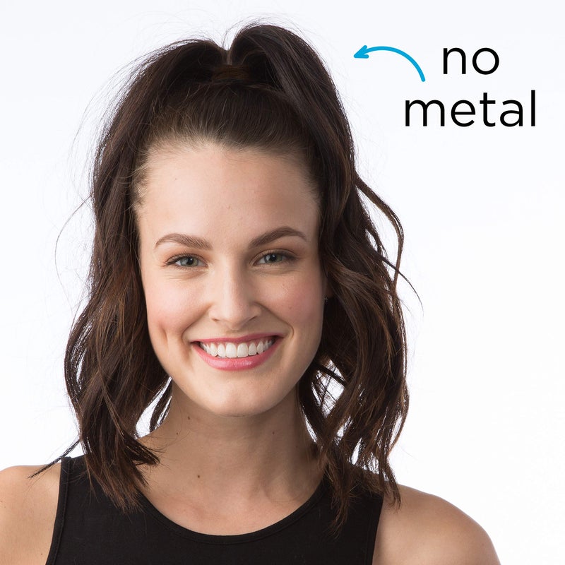 GOODY Ouchless Women's Hair Braided Elastics 4mm for Medium Hair, Brown, 32 Count (Pack of 1) - Image 4