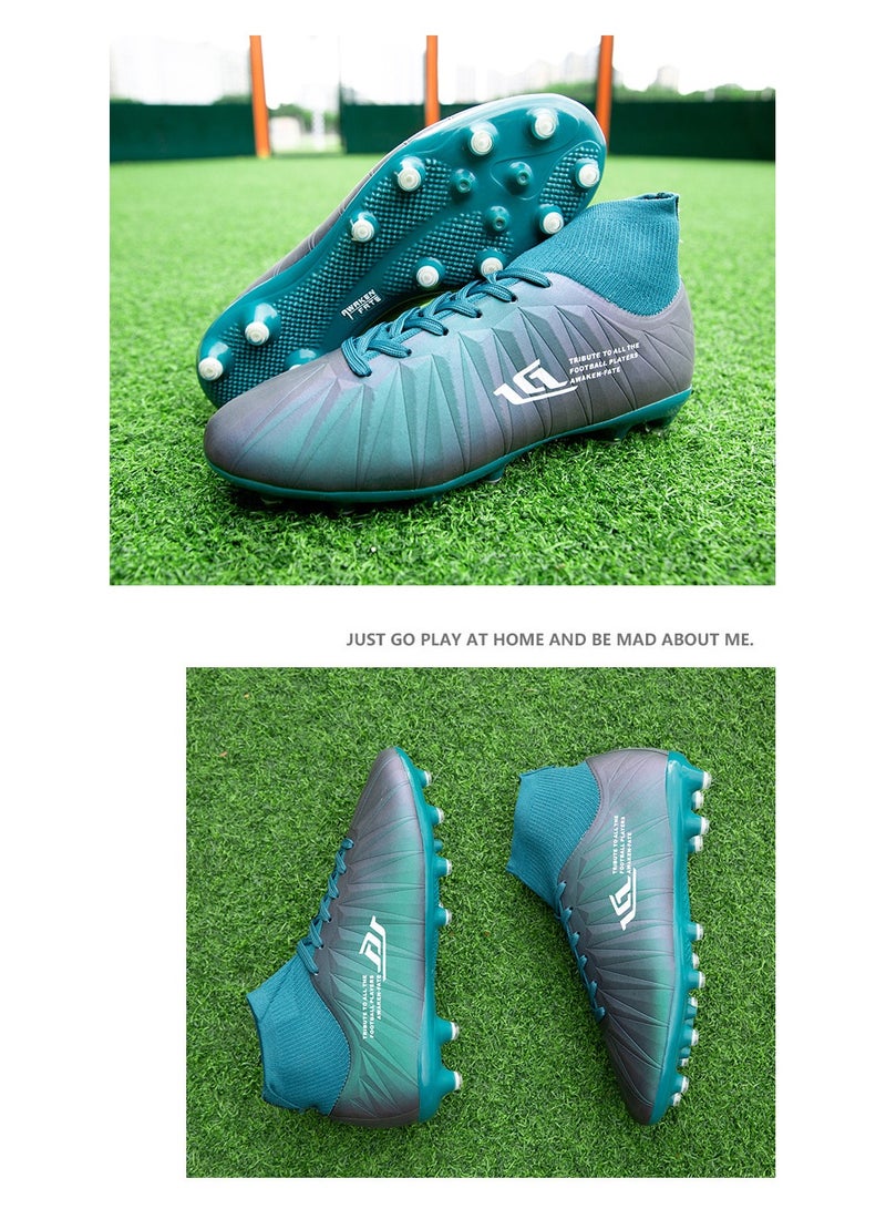 SKT Shiketro Men's football shoes, suitable for outdoor and indoor professional teenage boy football shoes, men's and women's universal football shoes.  - Image 2