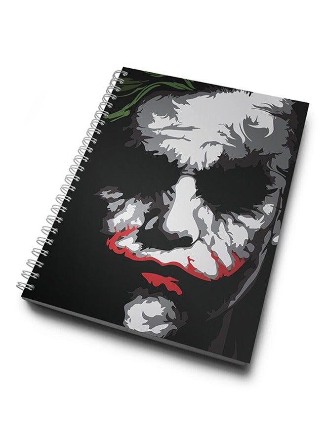 LIT Heath Ledger Classic Best Batman Hardcover Spiral Notebook  - Image 1