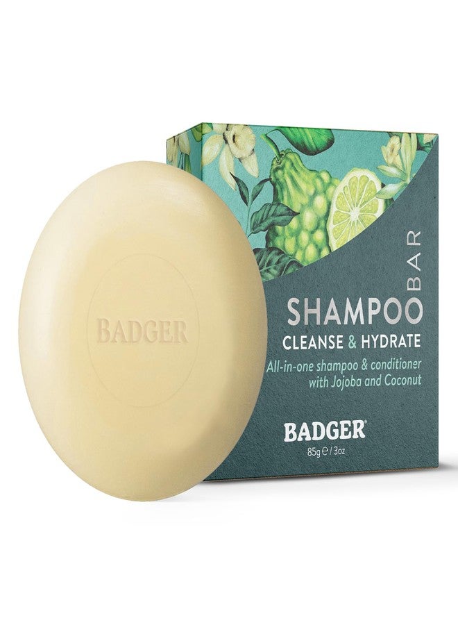 Badger - Jojoba & Baobab Conditioning Shampoo Bar, Natural Vegan Hair Bar, 3 oz - Image 1
