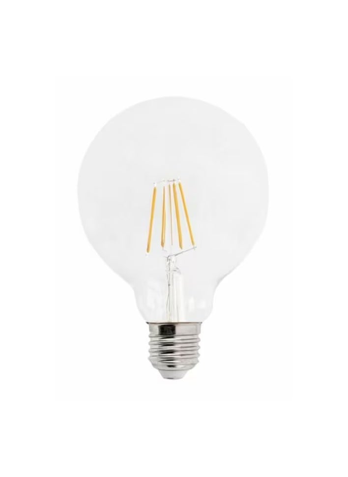 Raxoom LED Filament G95 Light Bulb Transparent 9.5 x 12.5cm