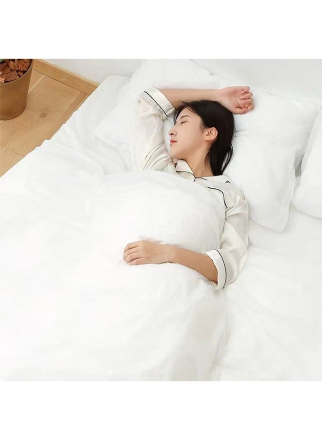 Disposable Beauty Sheets Three Or Four Piece Set Thickened Cotton Sense Hotel Hotel Train Sleeper Beauty Shop Special Wholesale-Color:Huase Kangzhiyuan Three-piece Set Suitable For 1.2m And 1.35m Beds  - Image 3