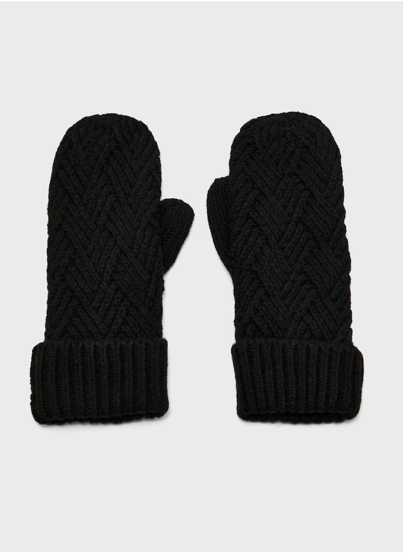 ONLY Onlkate Life Knit Mittens  - Image 1