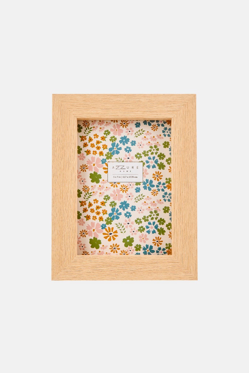 Azzure Home Wooden Photo Frame, Beige  - Image 1