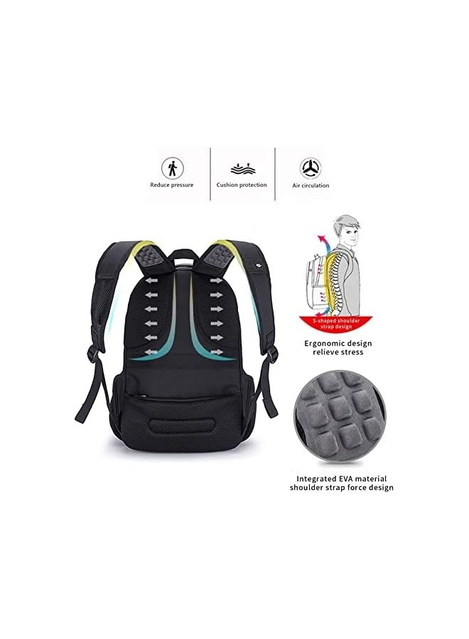 PROMASS Laptop Backpack Fits 17.3 Inch Laptop Waterproof Travel School Backpack with USB and Headphones Jack Gift for Women & Men Anti-theft Laptop Bag for Travel/School/Business  - Image 5