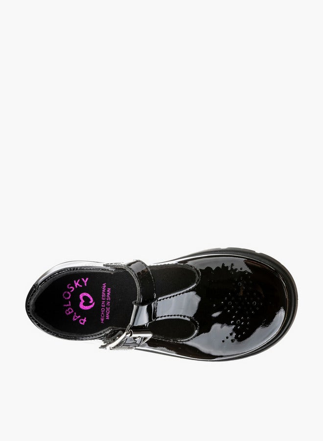 بابلوسكي حذاء مدرسي بناتي بإبزيم - 360119 - Image 4