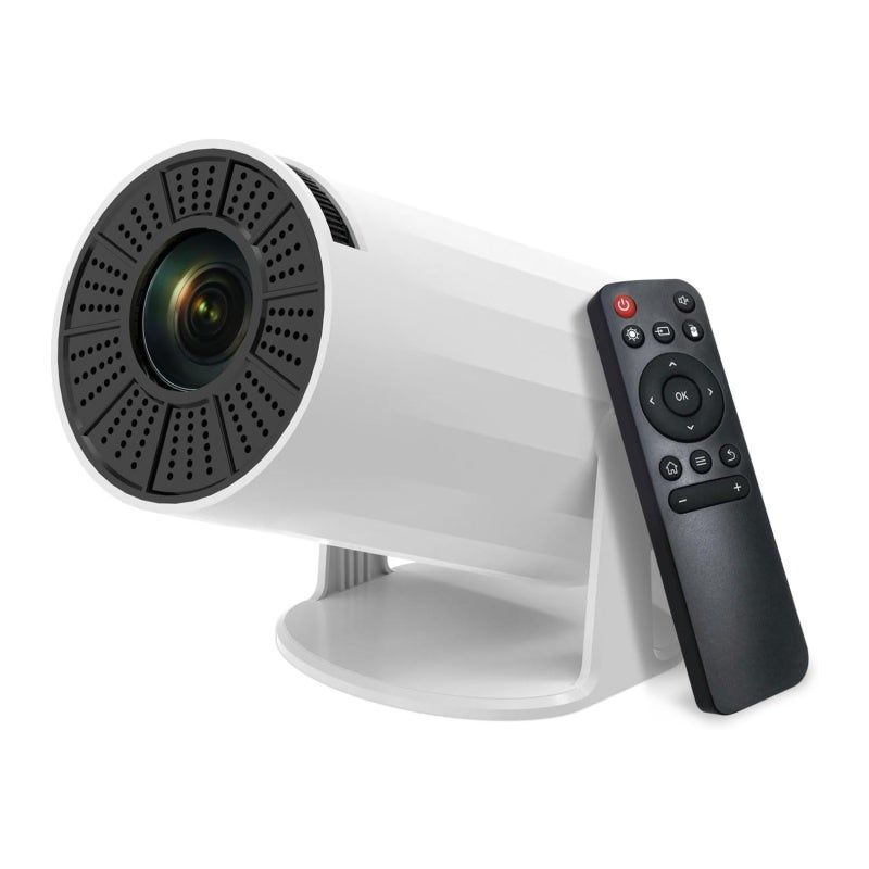 X8 MAX Projector with 4K Decoding Support Portable Projector Android 11.0 System Wi-Fi 6 Bluetooth 5G Dual-Band 180° Rotation 130-Inch Screen Projector with Automatic Trapezoidal Correction Supports HDMI and USB - Image 1
