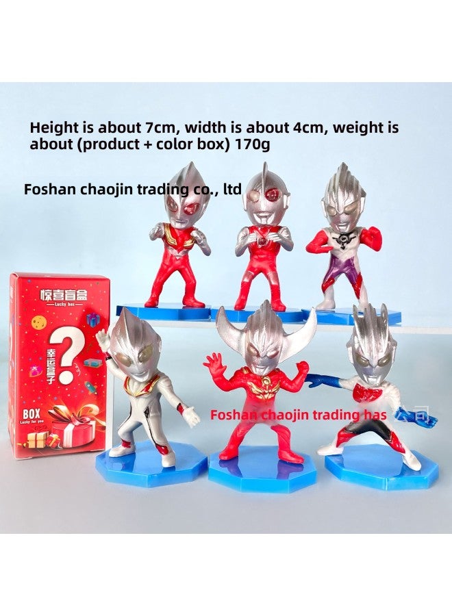 Free Shipping Ultraman Figure Blind Box Ultraman Tiga Infinite Zero Belial Geed Orb Dainajed 