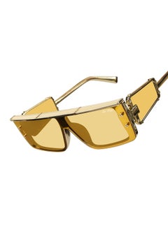 Woggles Red Pappy Riff Yellow Rectangle Sunglasses  - Image 2