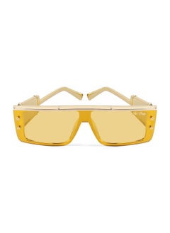 Woggles Red Pappy Riff Yellow Rectangle Sunglasses  - Image 1