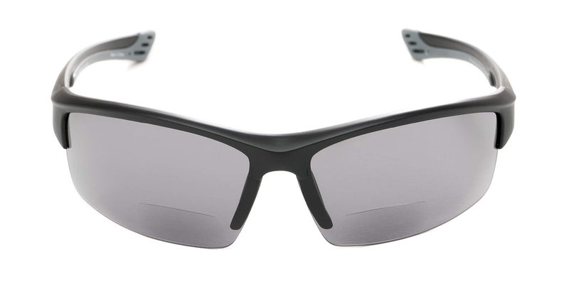 Readers Sport & Wrap-Around Bifocal Reading Sunglasses in Matte Black with Smoke Lenses by Readers.com | The Roster | +2.50 - Image 2