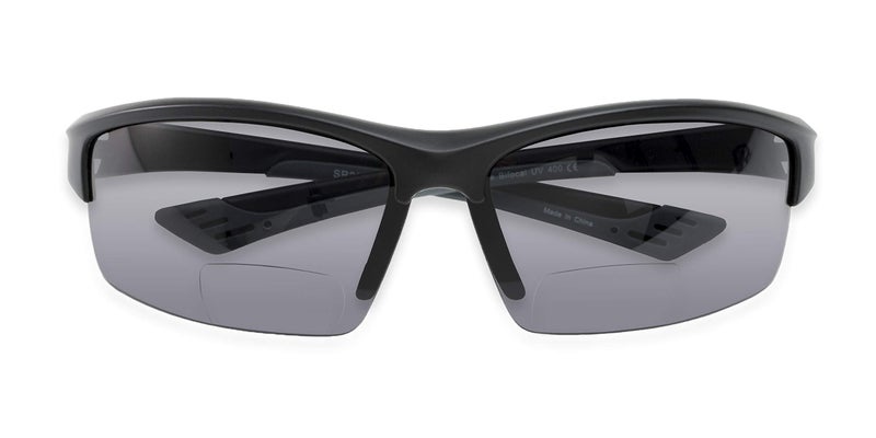 Readers Sport & Wrap-Around Bifocal Reading Sunglasses in Matte Black with Smoke Lenses by Readers.com | The Roster | +2.50 - Image 5