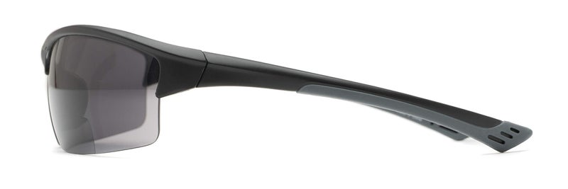 Readers Sport & Wrap-Around Bifocal Reading Sunglasses in Matte Black with Smoke Lenses by Readers.com | The Roster | +2.50 - Image 3