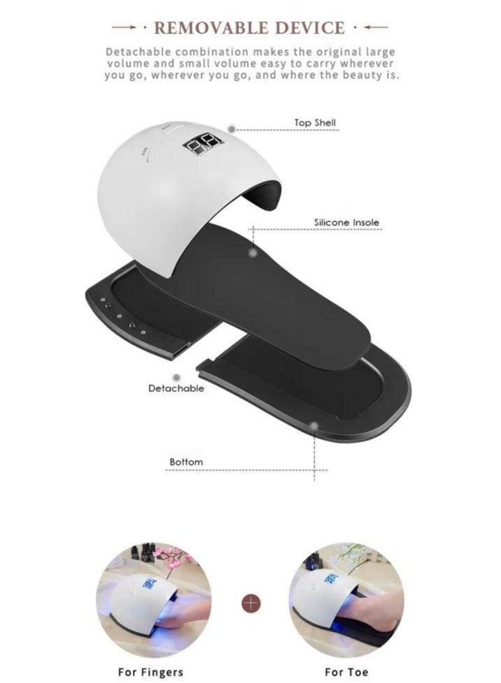 R BEAUTY Cosmetics 2*1 UV Lamp Nail Dryer - Image 5