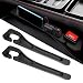 Zecirl Car Seat Gap Filler 2 PackNo Drop Seat GuardDrop Seat Gap fillers Between Seat and Console Stop Things from Dropping Black - Image 2