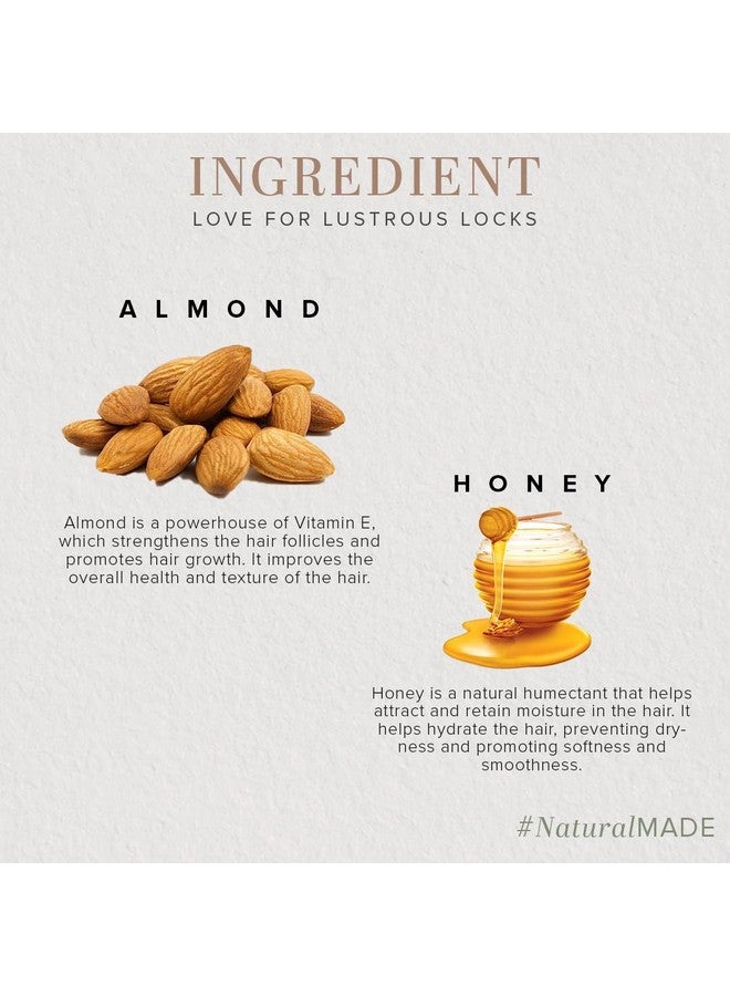 Khadi Natural Honey & Almond Hair Shampoo For Controlling Hair Fall |Natural Shampoo For Healthy & Shiny Hair |Suitable For All Hair Types| Pack Of 2| (210 * 2) (420 Ml) - Image 3