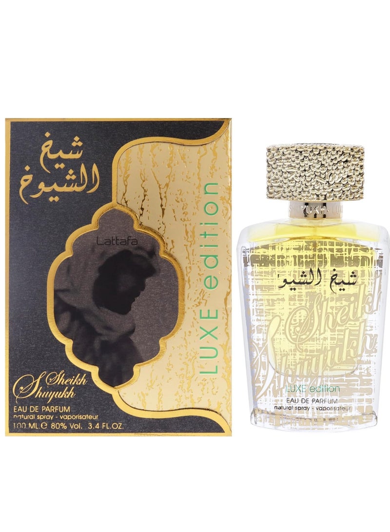 Lattafa Sheikh Al Shuyukh Luxe Edition Perfume For Men, 100 ml - Image 4
