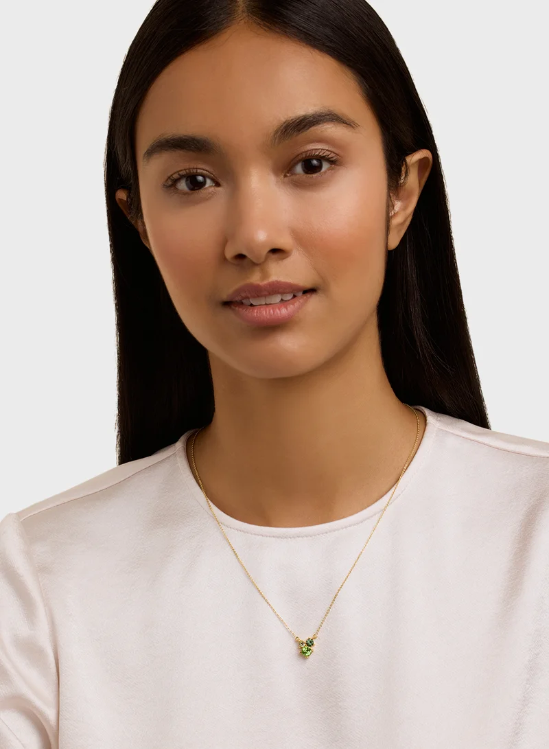 Ted Baker Chain Detail Drop  Long Necklace