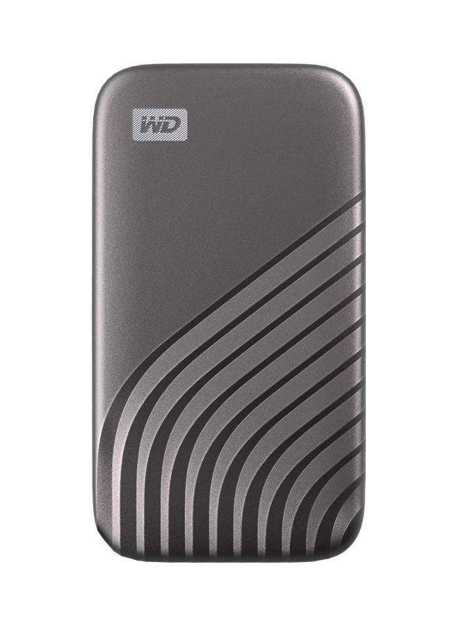 WD 1TB My Passport SSD Space Gray, 1050MB/s Read, 1000MB/s Write, PC & Mac Compatible - WDBAGF0010BGY-WESN 1 TB - Image 1