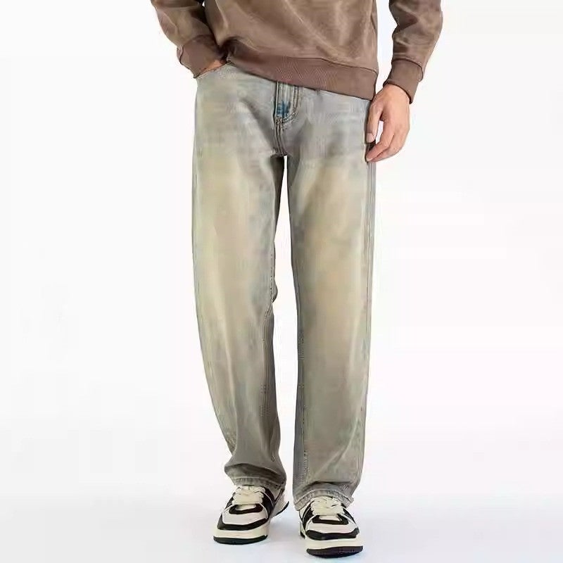Unisex Classic Denim Jeans Loose Fit Daily Outdoor Wear - Image 3