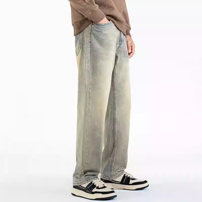 Unisex Classic Denim Jeans Loose Fit Daily Outdoor Wear - Image 4