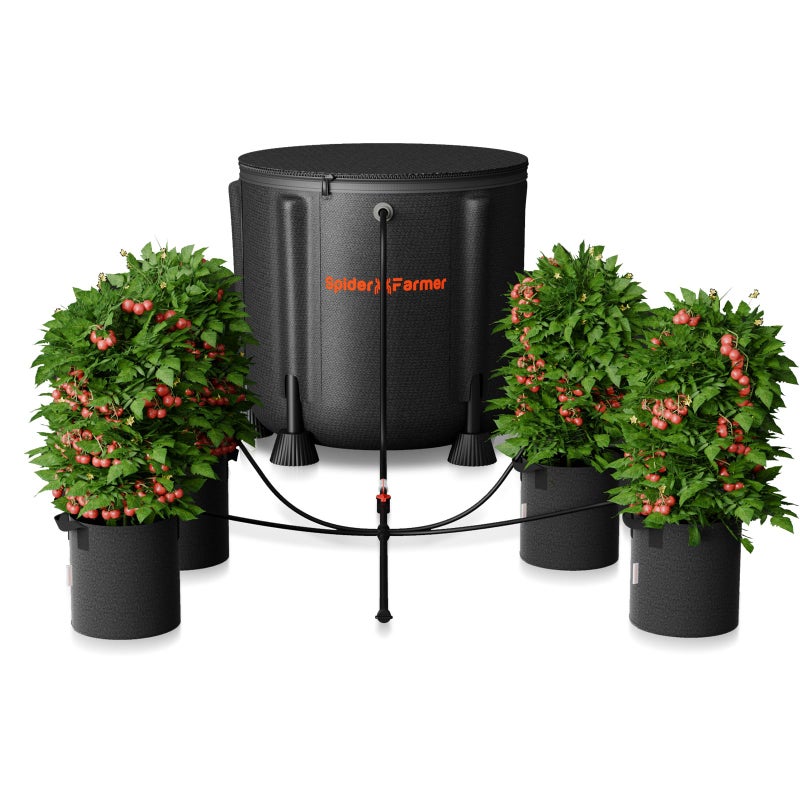 Spider Farmer Auto Drip Irrigation System Kits with 13-Gallon Bucket, 25W Water Pump, Low Water Level Sensor, Complete Indoor Automatic Watering System for Grow Tent/Greenhouse/Lawn - Image 1