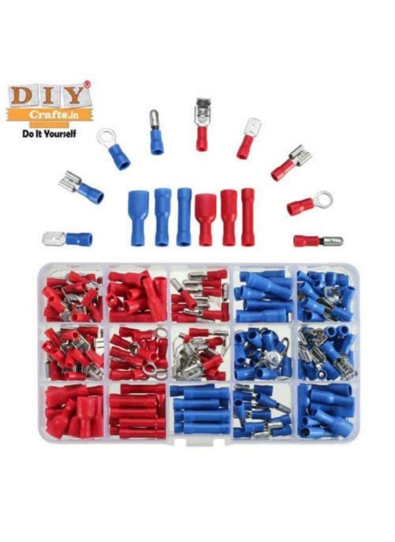 DIY Crafts Diy Crafts 8998 Crimp Splice Spade Ring Fork Terminal Wire Connectors 200 Piece Multicolor  - Image 5