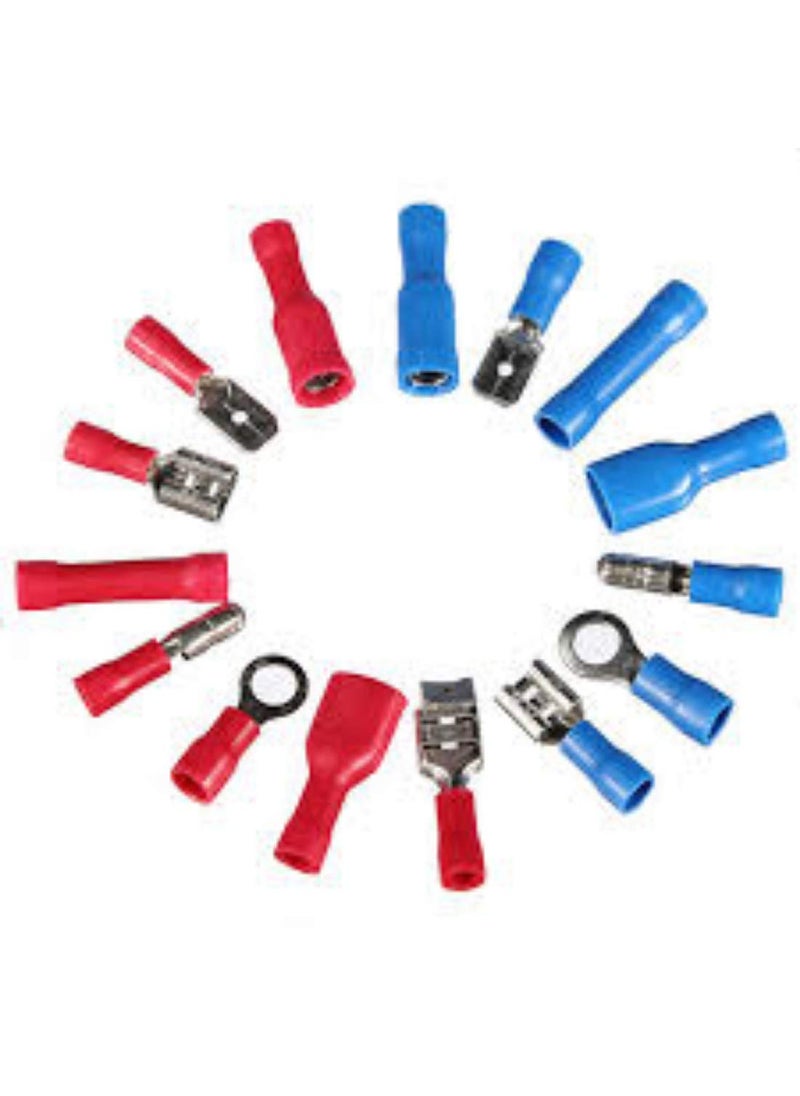 DIY Crafts Diy Crafts 8998 Crimp Splice Spade Ring Fork Terminal Wire Connectors 200 Piece Multicolor  - Image 2
