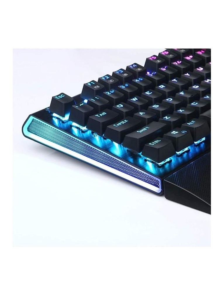 REDRAGON - Redragon K569 Aryaman 104 Keys Rgb Led Backlit Mechanical Gaming Keyboard,English - Image 1