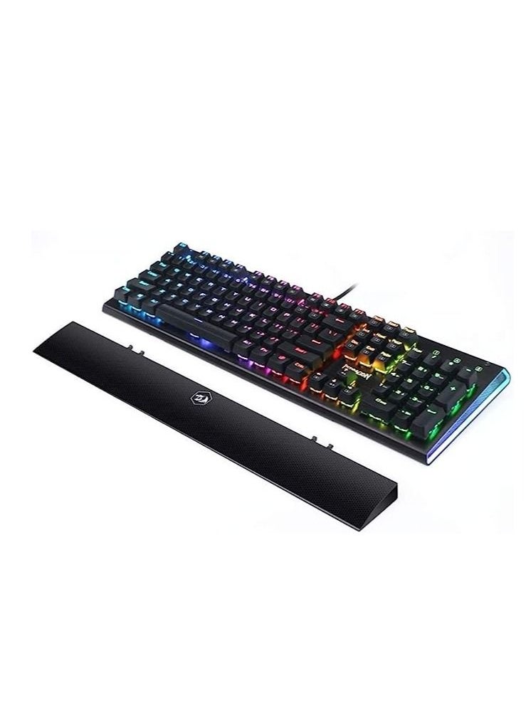 REDRAGON - Redragon K569 Aryaman 104 Keys Rgb Led Backlit Mechanical Gaming Keyboard,English - Image 1