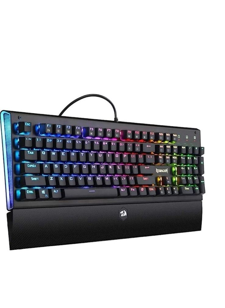 REDRAGON - Redragon K569 Aryaman 104 Keys Rgb Led Backlit Mechanical Gaming Keyboard,English - Image 1