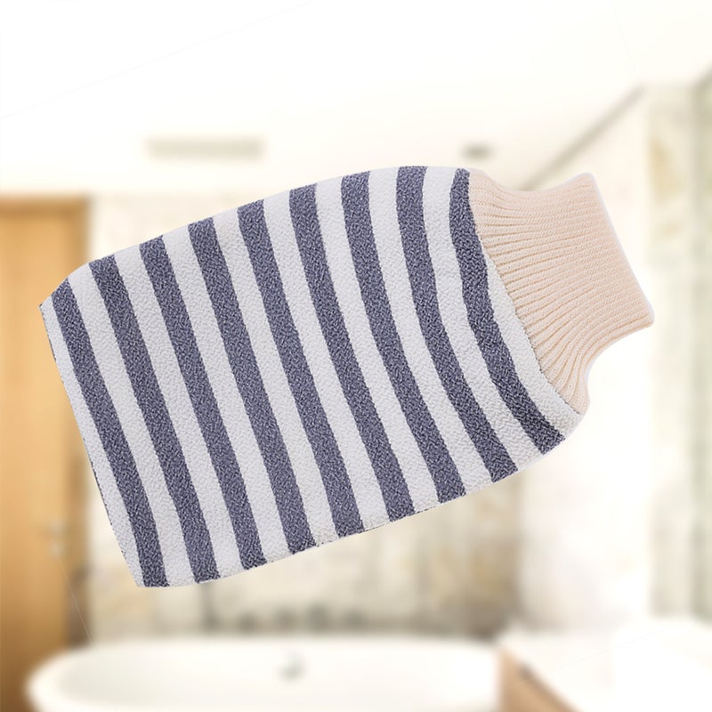 🚽 منشفة استحمام مزدوجة الوجه للنساء والرجال باللون الرمادي - Image 5
