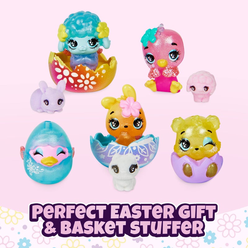 Hatchimals CollEGGtibles, Spring Toy Basket with 5 and 3 Pets, Kids Toys for Girls Ages 5 and up - Image 2