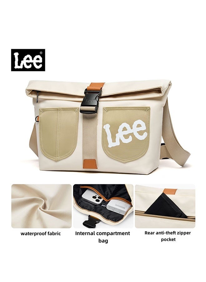 Lee Crossbody Bag: Men's Commuting and Casual Large-Capacity Single-Shoulder Bag, Women's Student Crossbody Bag, Lightweight Single-Shoulder Backpack - Image 3