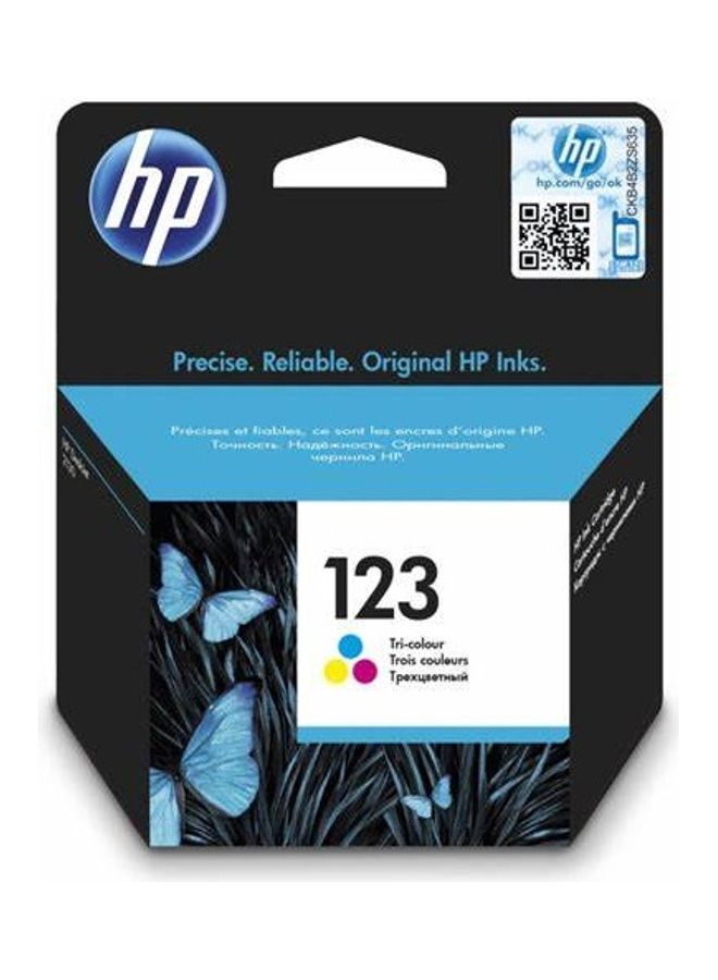 HP خرطوشة حبر ثلاثية الألوان أصلية 123، F6V16AE/MT - Image 1