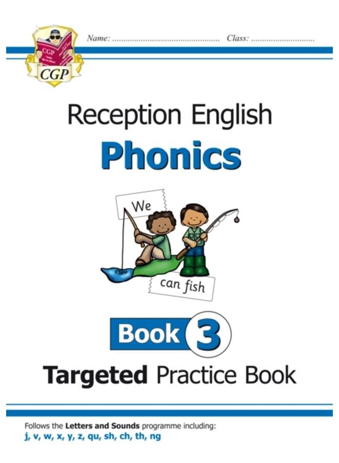 Reception English Phonics Targeted Practice Book - Book 3 