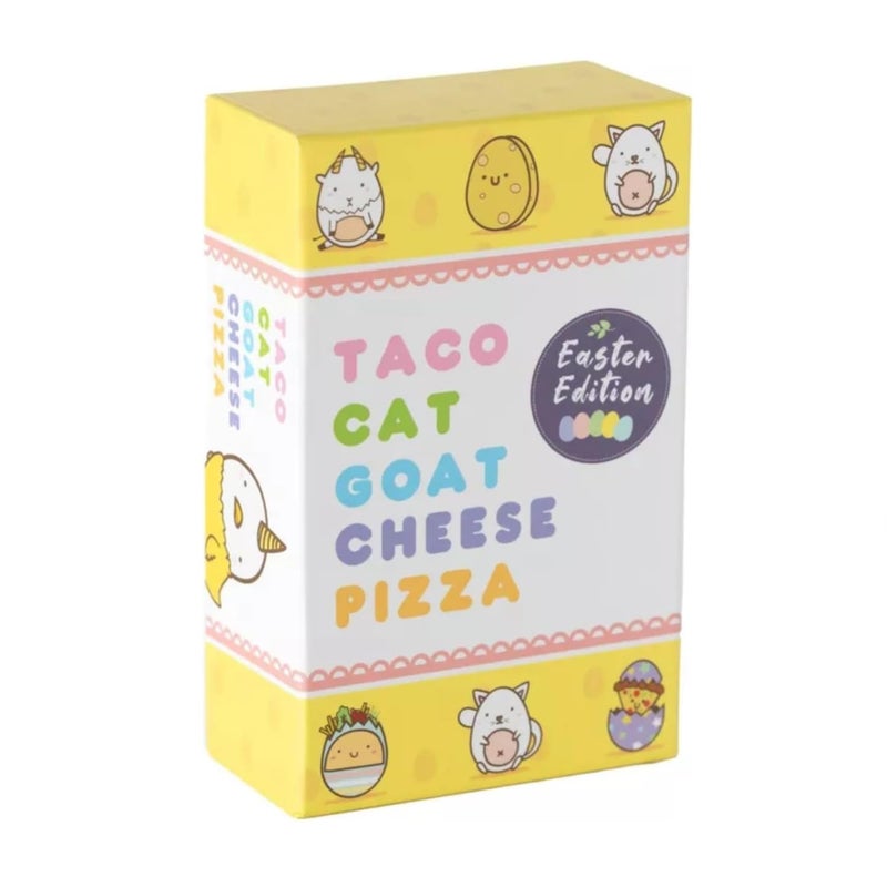 Dolphin Hat Games Taco Cat Goat Cheese Pizza Easter Edition Card Game for Family Game Night | Candy-Free Easter Basket Stuffers | Easy to Play 15 Minute Rounds | Fun for Kids, Teens, Adults, and Families | 2-8 Players - Image 1