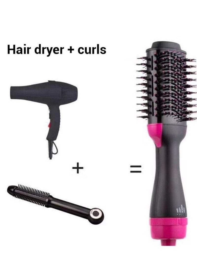 ELTRAZONE Hair Dryer Brush,One Step Hot Air Brush,3 in 1 Upgrade Blow Dryer Brush Hair Dryer & Volumizer for Hair Straightening, Curling and Styling Reduce Frizz and Static - Image 3