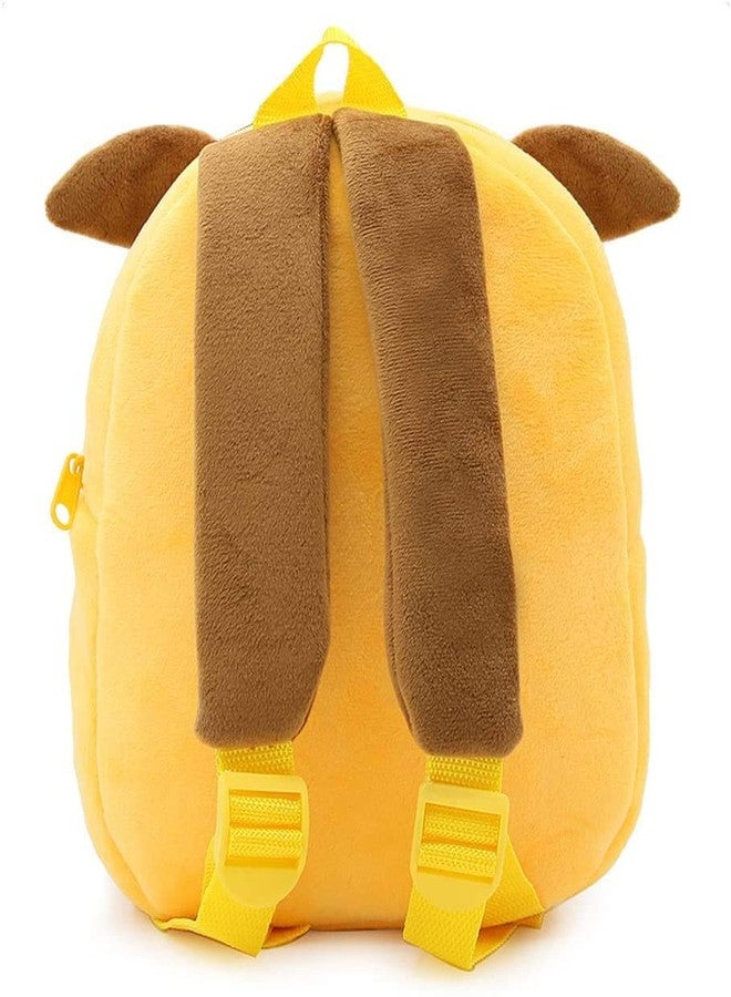 blue tree Kid's School Bagpack 3-5 Years 11 Litres Cartoons Soft Toy Bag Gift For Kids (Cute-Dog, Blue Yellow) - Image 5