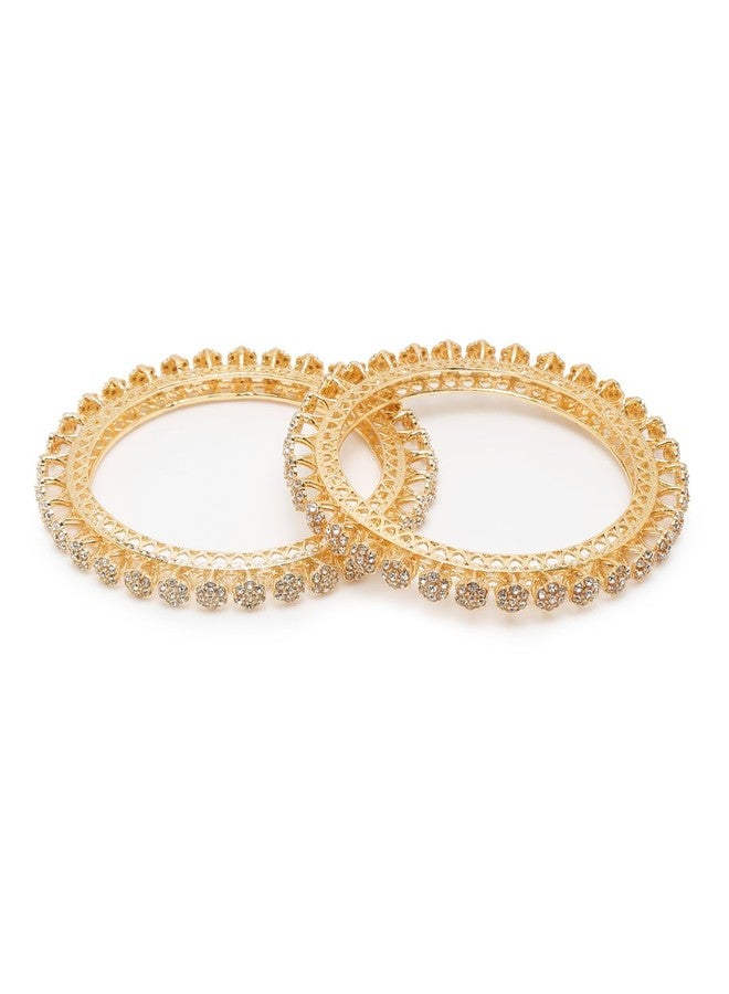 YouBella Jewellery for women Traditional Gold Plated Jewelry Bracelet Bangles for Women and Girls (2.4) - Image 1
