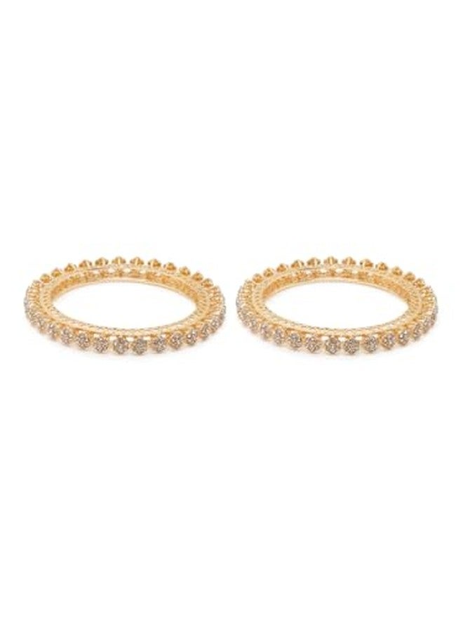 YouBella Jewellery for women Traditional Gold Plated Jewelry Bracelet Bangles for Women and Girls (2.4) - Image 4
