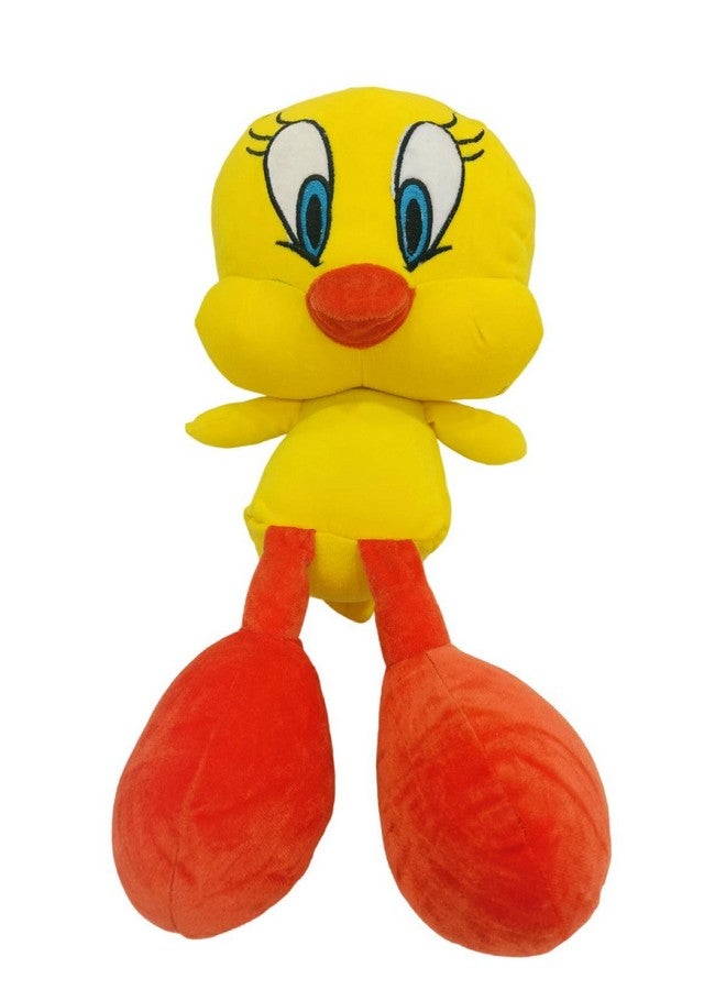 بوك ماي كوستيوم BookMyCostume لعبة كرتونية ناعمة على شكل طائر الكناري الأصفر تويتي للأطفال | هدية طائر محشو لطيف للبنات والأولاد | للعرض والشرح - Image 2