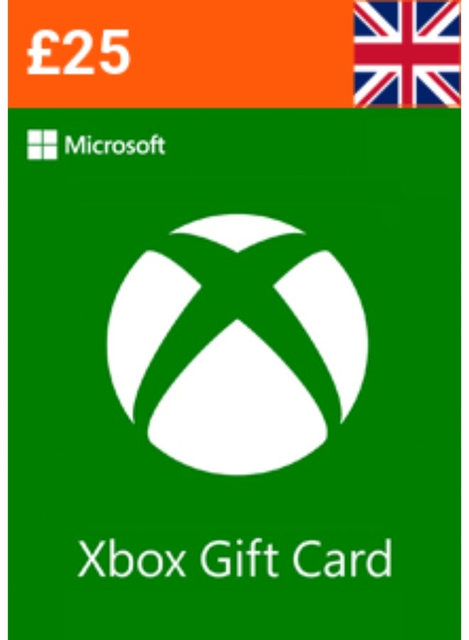 Xbox UK Gift Card £25 | Xbox Store Credit UK
