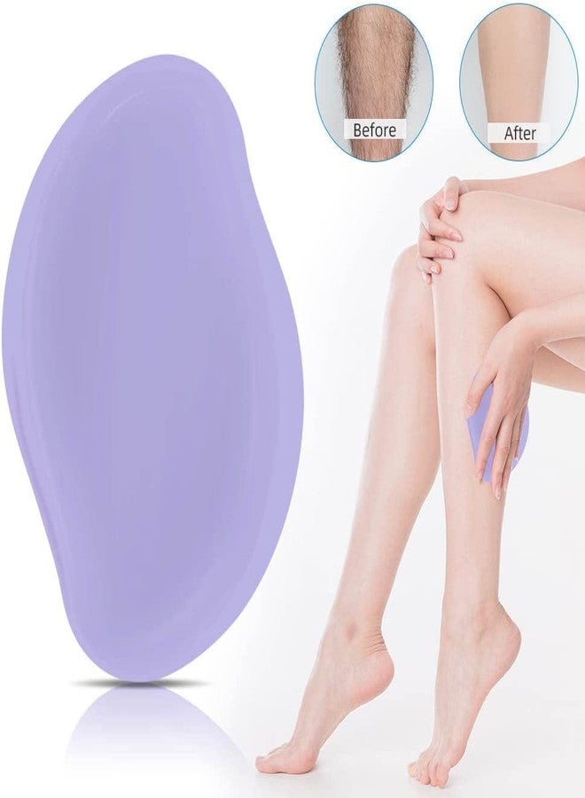 SPEFEZ Crystal Hair Eraser, Crystal Hair Remover Painless Exfoliation, Quick and Easy Painless Hair Removal Tool for Arms Legs and Back,Portable mild hair remover, Reusable & Washable (B) - Image 2