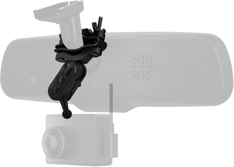 iSaddle for Garmin Dash Cam Mount - Car Rearview Mirror & Handle Bar Holder for Garmin Dash Cam Mini 30/35/45/46/55/56/65W/66W/67W X110/X210/X310/Speak Plus & 17mm GPS Mount (4 Ball Head) - Image 2