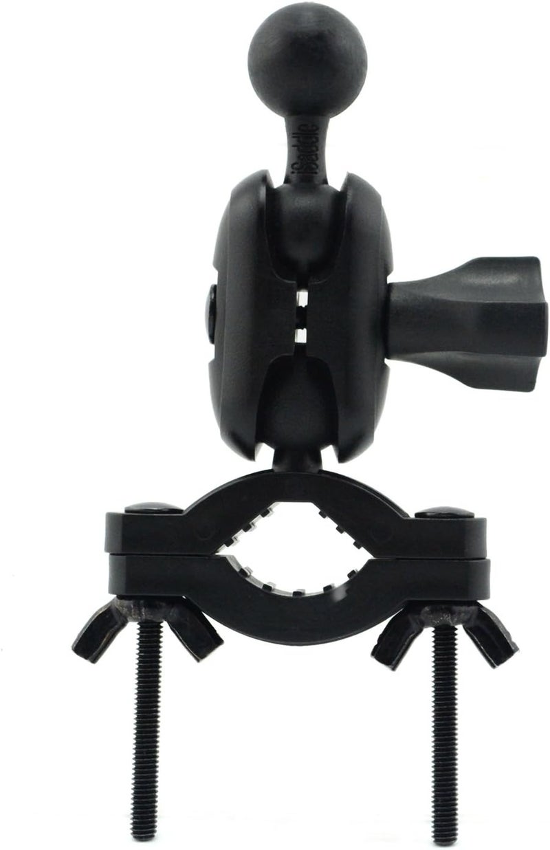 iSaddle for Garmin Dash Cam Mount - Car Rearview Mirror & Handle Bar Holder for Garmin Dash Cam Mini 30/35/45/46/55/56/65W/66W/67W X110/X210/X310/Speak Plus & 17mm GPS Mount (4 Ball Head) - Image 5