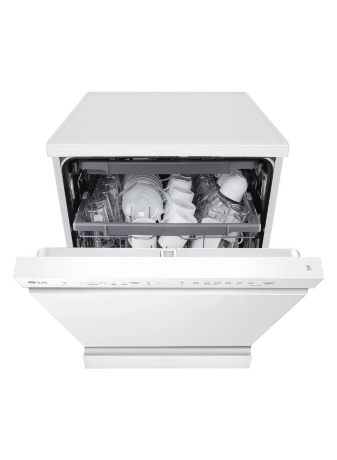 LG 14 Places Dishwasher |TrueStream™ | QuadWash™ | EasyRack™ Plus | Inverter Direct Drive | SmartThinQ™-DFC513FW DFC513FW Platinum Silver Color - Image 4