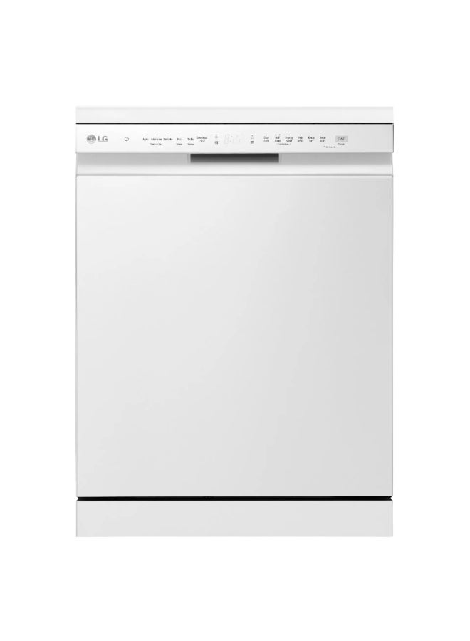 LG 14 Places Dishwasher |TrueStream™ | QuadWash™ | EasyRack™ Plus | Inverter Direct Drive | SmartThinQ™-DFC513FW DFC513FW Platinum Silver Color - Image 1