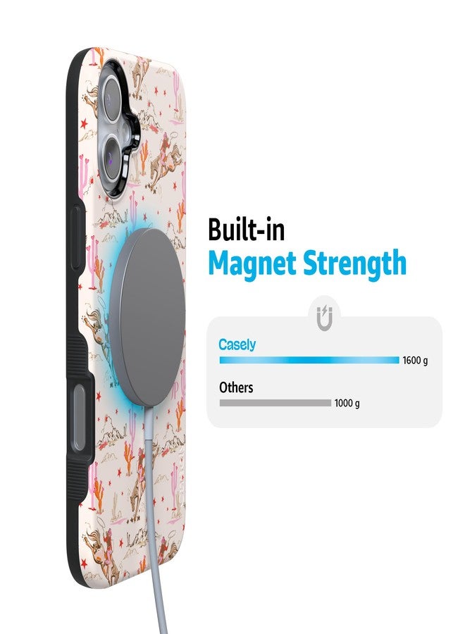 Casely iPhone 16 Case | Cowgirl Canyon | FashionPass | Compatible with MagSafe | Bold Protective Design - Image 4